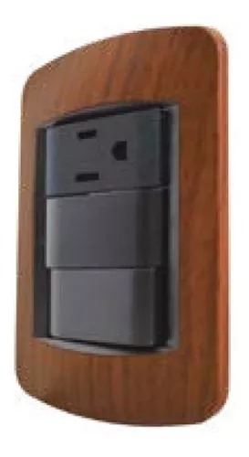 [BV-1330M] CONBINADO TOMA + 2 APAGADORES C/MADERA BV-8213 MAX LIGHT