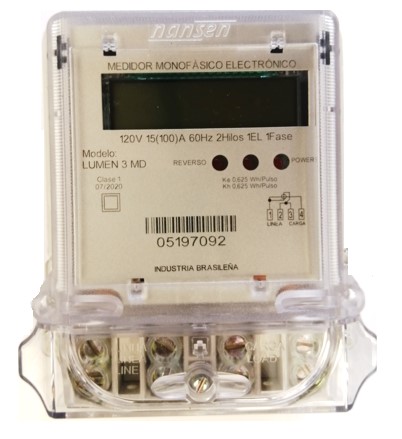 [LY-BM11] CONTADOR SOBRE PONER CL-100 120V 2H MONOFASICO NANSEN
