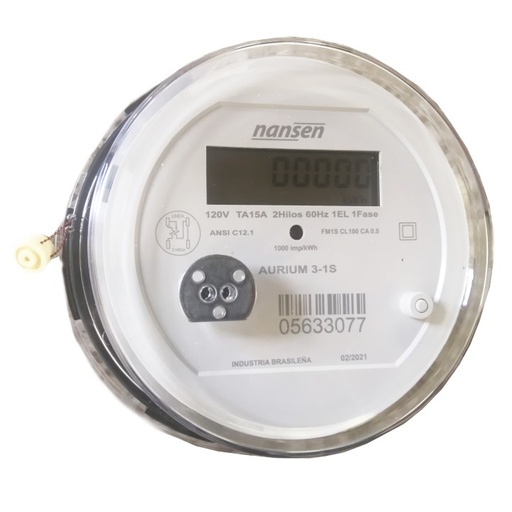 [AURIUM 3-1S] CONTADOR SOKCET CL-100 120V 2H MONOFASICO NANSEN