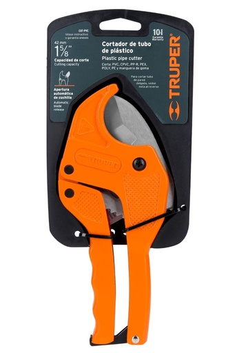 [12860] CORTADOR DE TUBO CAPACIDAD 1-5/8 42MM TRUPER
