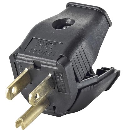 [3W101/E] ESPIGA POLARIZADA 3H NEMA 15A 120V LEVITON