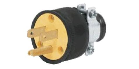 [FU1138] ESPIGA REFORZADA ATERIZADA POLARIZADA 15A FULGORE