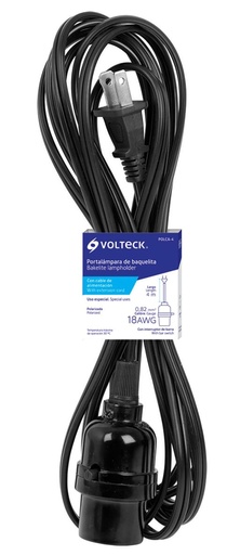 [47142] EXTENSION CON PORTA LAMPARA 4 METRO VOLTECK