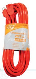 [CEE006] EXTENSION ELECTRICA 8 MTS NARANJA FG LIGHTING