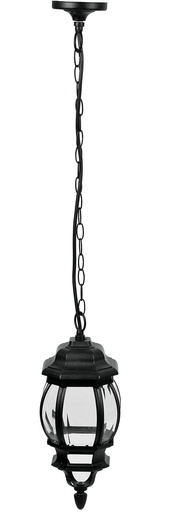 [47297] FAROL COLGANTE ALUMINIO NEGRO VOLTECK