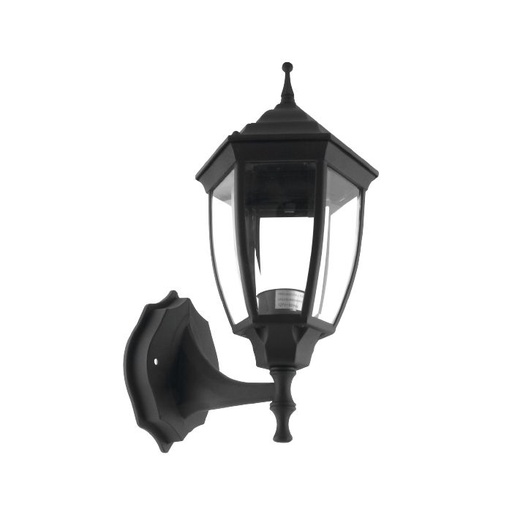 [FU0672] FAROL DE PARED SOPORTADO NEGRO FULGORE