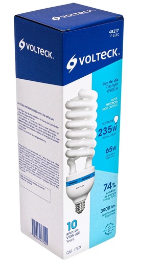 [48217] FOCO ESPIRAL 65W ALTA POTENCIA VOLTECK