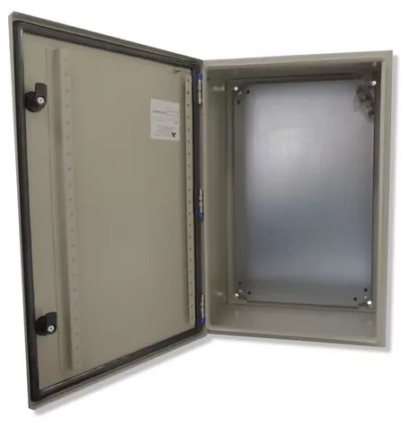 [G4A403020] GABINETE METALICO IP65 400X300X200MM CON PLACA ANCLO