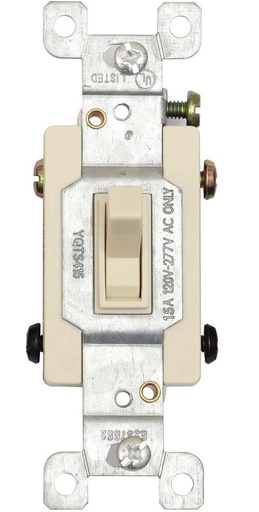 [1245V] SWITCH SENCILLO 20A 120-270V 2 POLO EAGLE