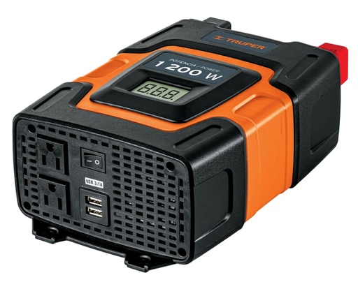 [10491] INVERSOR DE CORRIENTE 1,200W TRUPER