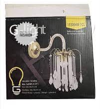 [153004W-1CL] LAMPARA ACRILICA DE 1 LUZ PARA PARED G-LIGHT