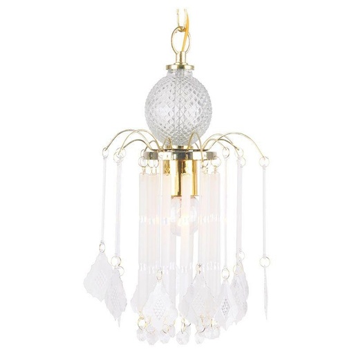 [30593-0] LAMPARA ACRILICA DE 1 LUZ PARA TECHO IKE LITE