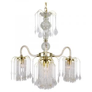 [30982-0] LAMPARA ACRILICA DE 4 LUCES COLGANTE IKE LITE