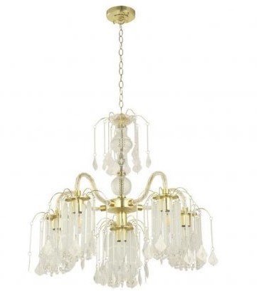 [30592-0] LAMPARA ACRILICA DE 6 LUCES COLGANTE IKE LITE