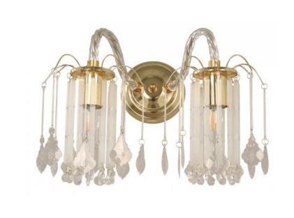 [30983-0] LAMPARA ACRILICA DE PARED 2 LUCES IKE LITE