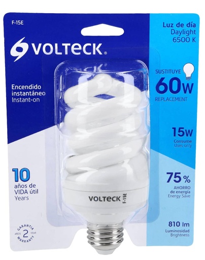 [48212] LAMPARA ESPIRAL 15W VOLTECK