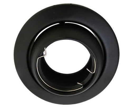 [LT-OBE/NEGRO] LAMPARA OJO DE BUEY DIRIGIBLE P/CAJA OCTA NEGRO LIGHT-TEC