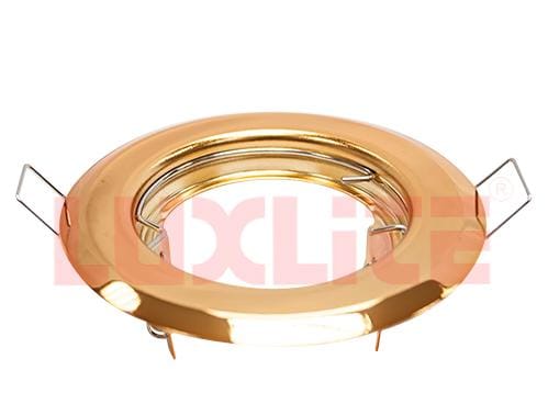[LUM1286] LAMPARA OJO DE BUEY PARA REFLECTOR MR16 DORADO LUXLITE