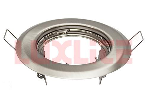 [LUM1288] LAMPARA OJO DE BUEY PARA REFLECTOR MR16 PLATEADA LUXLITE