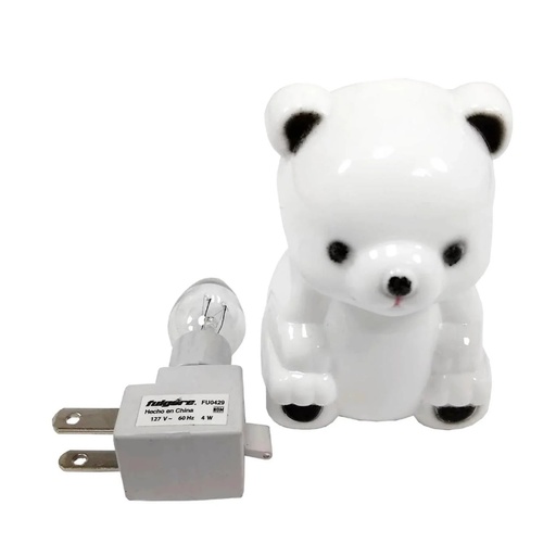 [FU0429] LAMPARA VELADORA CON INTERRUPTOR OSITO FULGORE