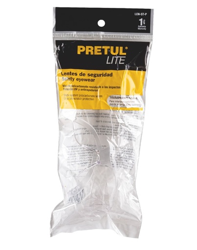 [20401] LENTE DE SEGURIDAD TRANPARENTE PRETUL