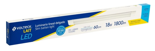 [48390] LUMINARIO PARA GABINETE SLIM DE LED 18W VOLTECK