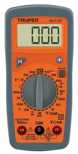 [10401] MULTIMETRO DIGITAL JUNIOR TRUPER