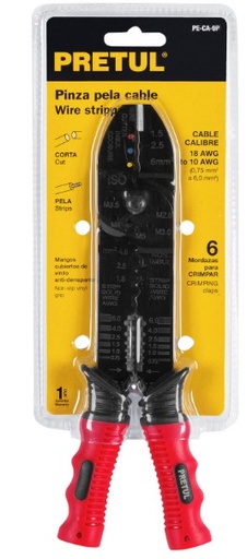 [22710] PINZA PELA CABLE 9" PRETUL