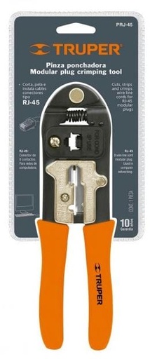 [18342] PINZA PONCHADORA 8 PARA CABLE RJ45 TRUPER