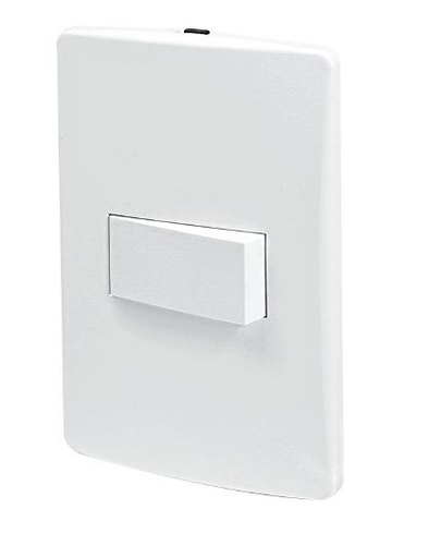 [FU1458] PLACA APAGADOR SENCILLO P/CAJA HABIT