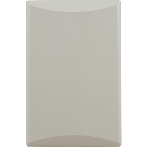 [1014-V] PLACA CIEGA MARFIL PLATA EAGLE