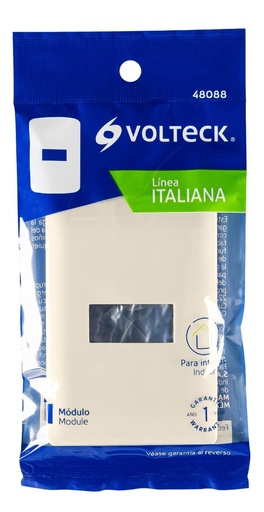 [48088] PLACA PLÁSTICO SENCILLA LINEA ITALIANA VOLTECK