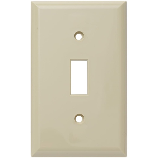 [2134-V] PLACA SENCILLO PLASTICO PARA SWITCH MARFIL EAGLE