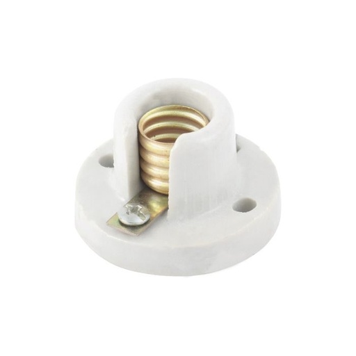 [FU0085] PORTALAMPARA PORCELANA CANDIL SENCILLO