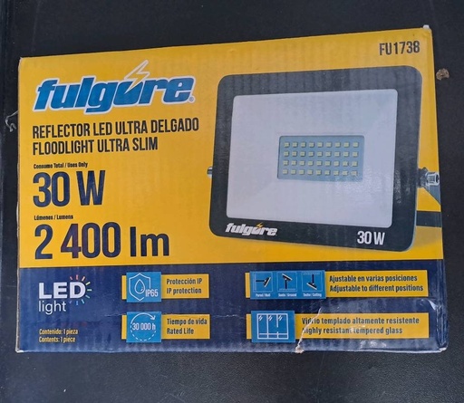 [FU1738] REFLECTOR LED DE 30W ULTRADELGADO FULGORE