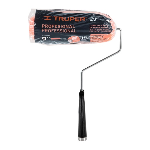 [13879] RODILLO CON FELPA 9 PLG PARA PINTAR TRUPER