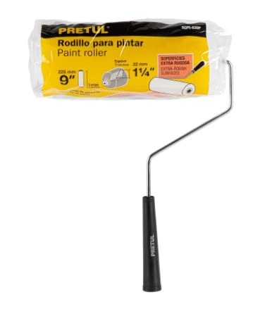 [28037] RODILLO PARA PINTAR DE POLIESTER 9X1/4 PRETUL