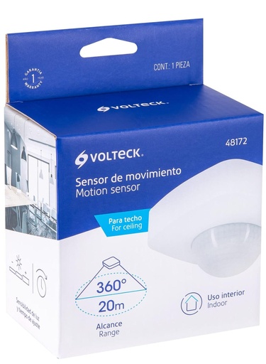 [48172] SENSOR DE MOVIMIENTO PARA TECHO DE 20M VOLTECK