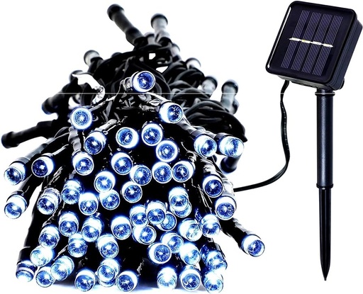 [GSX-021] SERIE DE LUZ BLANCA DE 20M LUZ SOLAR ORO