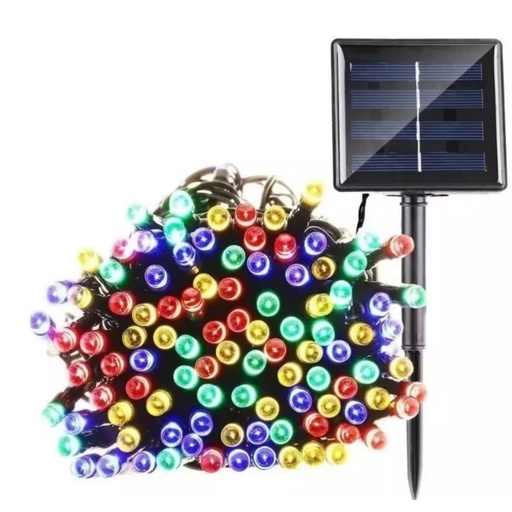 [GSX-020] SERIE DE LUZ MULTICOLOR DE 20M LUZ SOLAR ORO