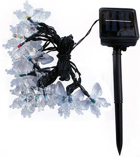 [GSX-016] SERIE DE LUZ TIPO MARIPOSA LUZ SOLAR ORO