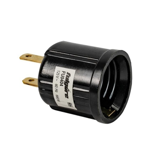 [FU0404] SOCKET CON ESPIGA NEGRO