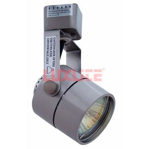 [LUM0277] SPOT REDONDO PARA RIEL 50W 120V MR16 PLATEADO LUXLITE