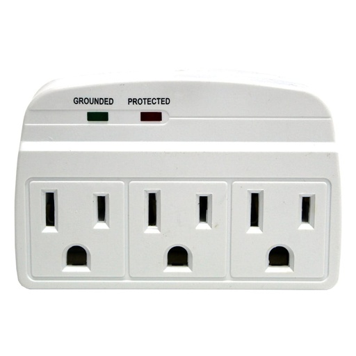 [1147CP] SUPRESOR DE PARED 3 SALIDAS EAGLE