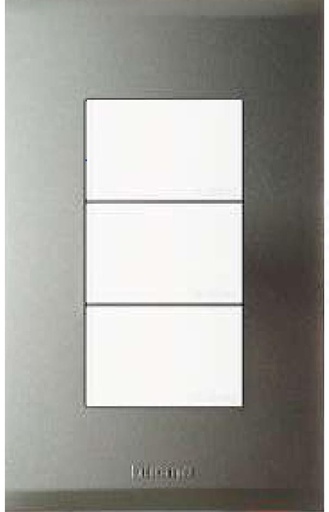 [AF2300EBCH] SWITCH TRIPLE 15A NOBILE CHAMPAGNE BTICINO