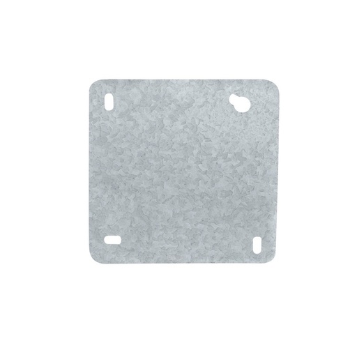 [2139A] TAPA CUADRADO 4X4 GALVANIZADA CIEGA