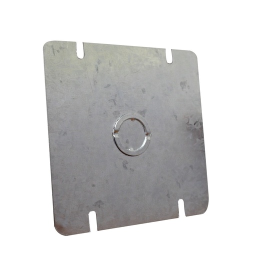 [2137] TAPA CUADRADO 5X5 C/AGUJERO GALVANIZADA
