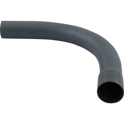 [2322] VUELTA DUCTO PVC GRIS DE 3/4