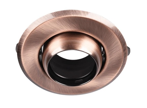 [LT-OBE/COBRE] LAMPARA OJO DE BUEY DIRIGIBLE P/C OCT COBRE LIGHT-TEC