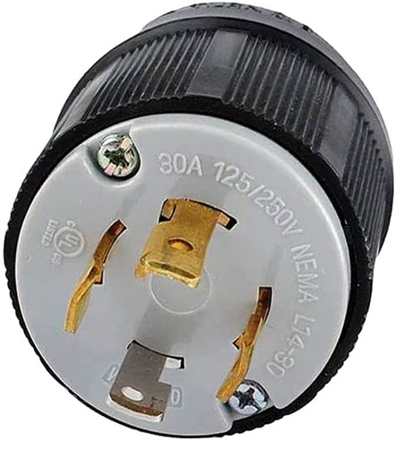 [L14-30] ESPIGA LOCK 30A 125/250V 3P4W  EAGLE